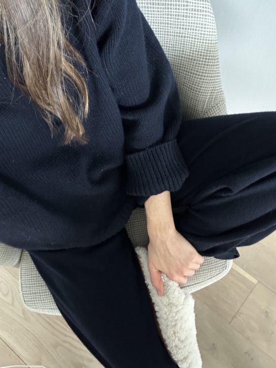 lisa yang cashmere sweater and pants